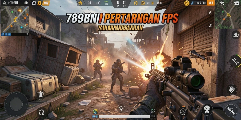 Screenshot gameplay menunjukkan aksi mendebarkan di 789BNI.