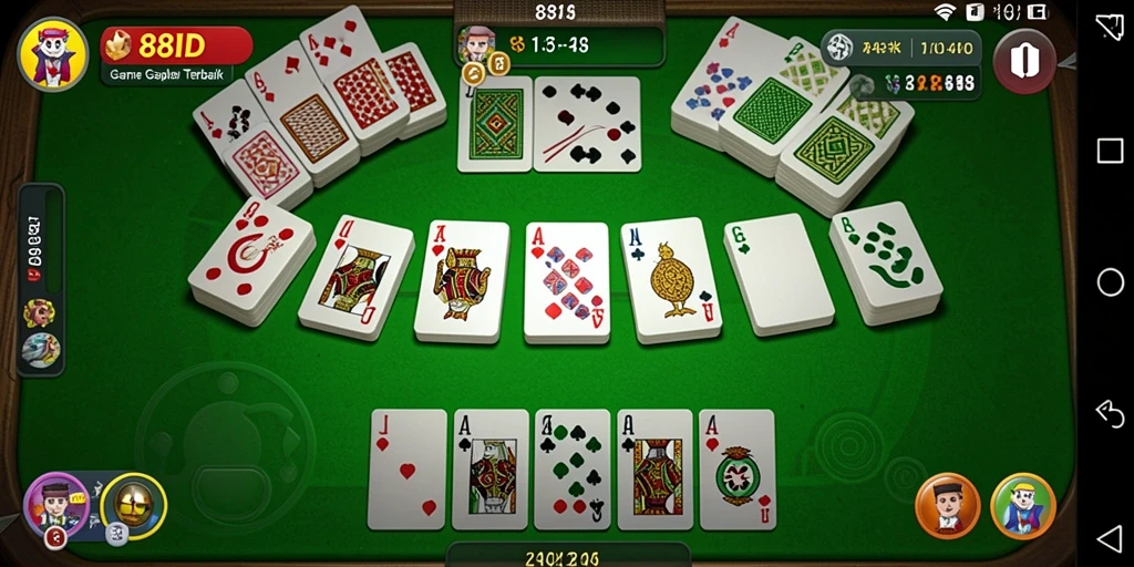 Screenshot gameplay 88ID menunjukkan momen seru bermain Gaple.