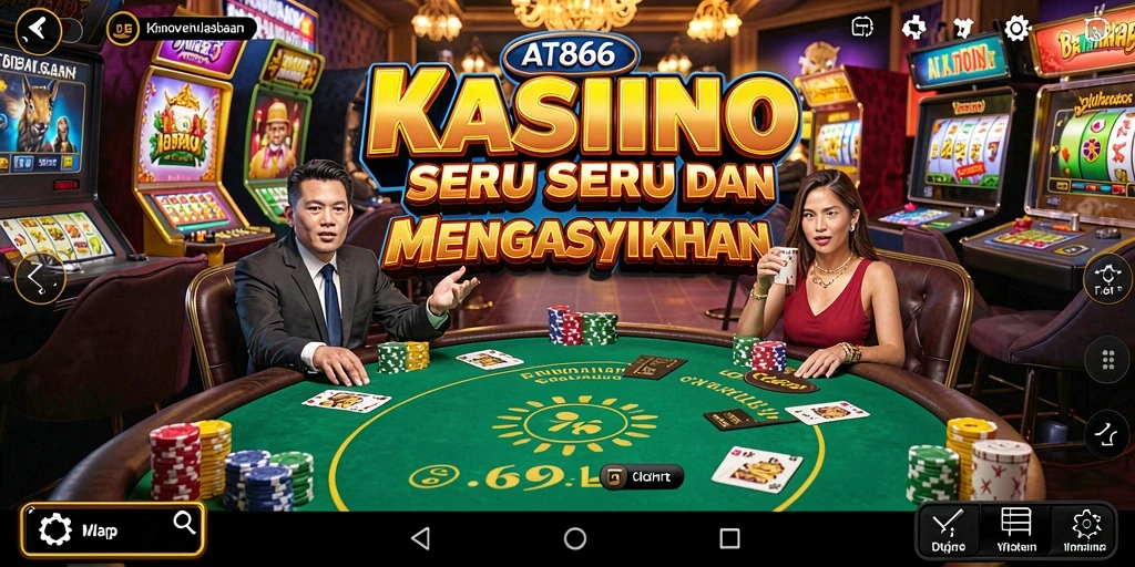 Tampilan screenshot AT866 menampilkan gameplay Kasino yang seru dan realistis.