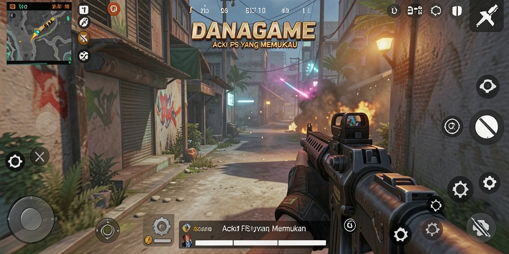 Screenshot gameplay <strong>DANAGAME</strong> menampilkan aksi seru dengan grafis tinggi.
