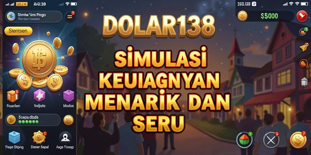 Screenshot gameplay DOLAR138 menunjukkan pengelolaan keuangan yang menarik.