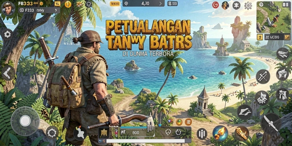 Screenshot FB333 menampilkan gameplay petualangan Open World yang seru.