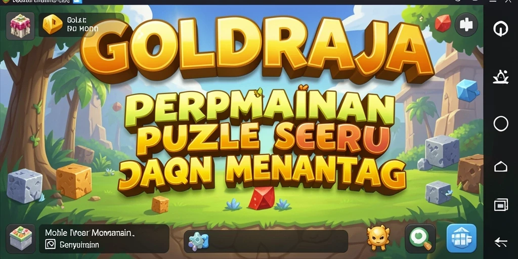 Tampilan gameplay GOLDRAJA yang menarik dan penuh tantangan.