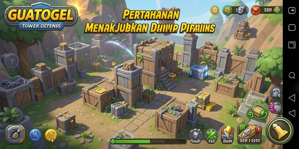 Gameplay menakjubkan dari GUATOGEL di Tower Defense.