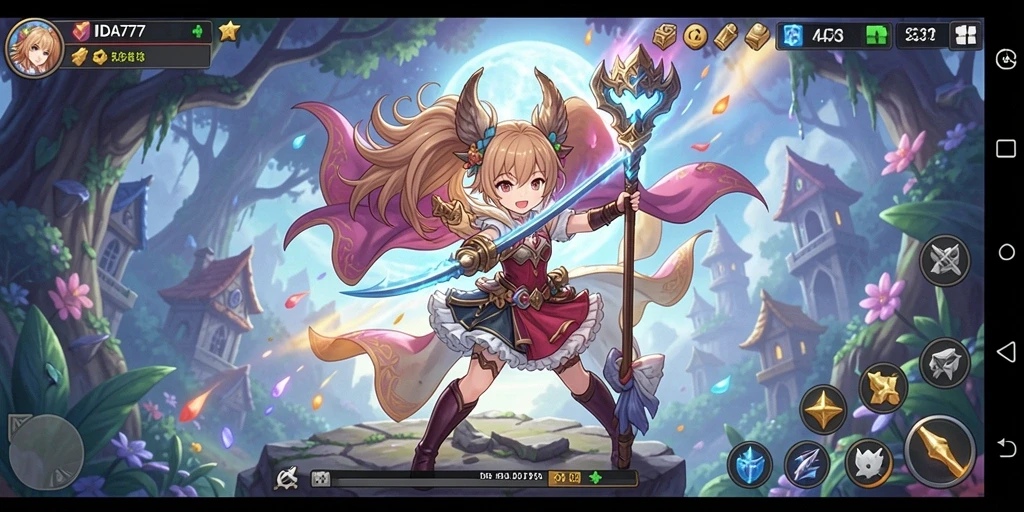Gameplay seru dengan karakter Anime yang menarik.