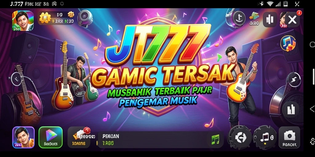 Tampilan gameplay JT777 yang penuh warna dan interaktif.