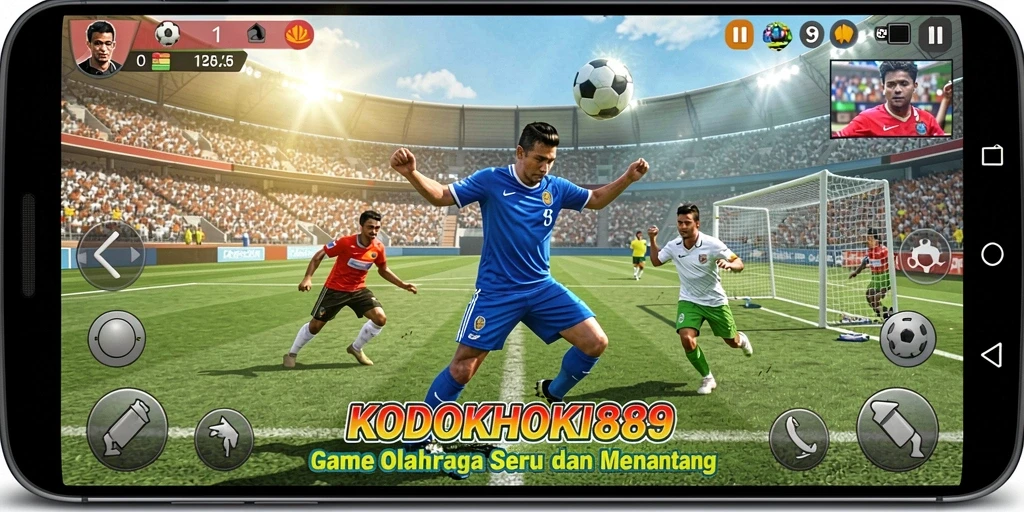 Tampilan gameplay seru KODOKHOKI889 dengan variasi olahraga.