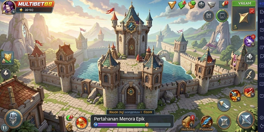 Gameplay seru Tower Defense di MULTIBET88 yang penuh tantangan.