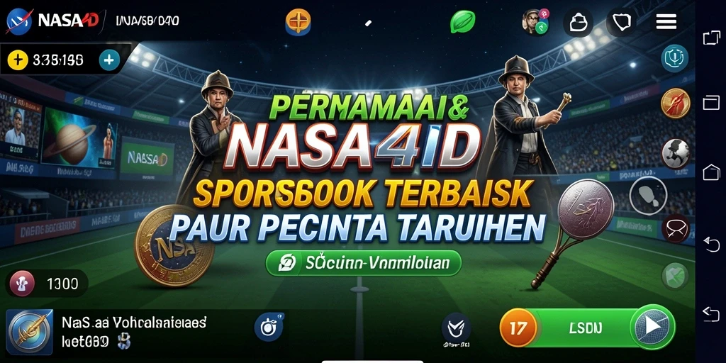 Tampilan antarmuka permainan <strong>NASA4D</strong> yang stylish dan informatif.
