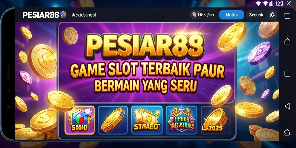 Tampilan grafis yang mencolok dari gameplay PESIAR88 yang megah.