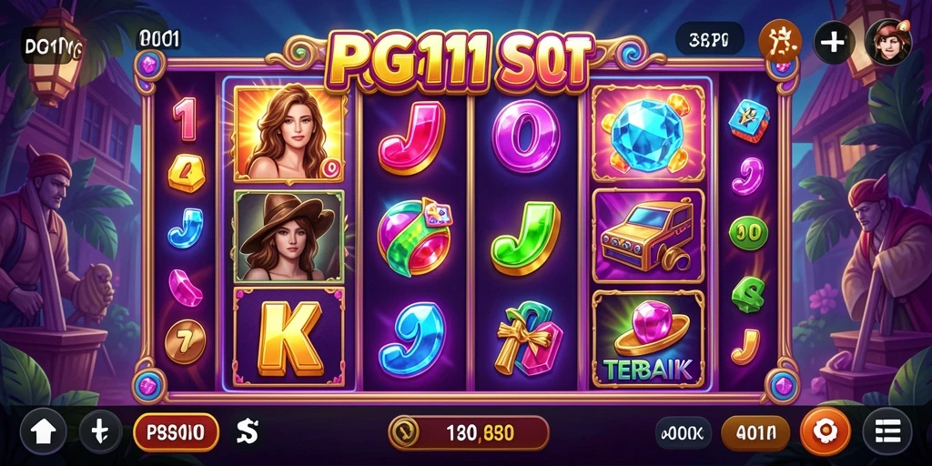 Screenshot utama PG11 menampilkan aksi gameplay Slot yang seru dan berwarna.