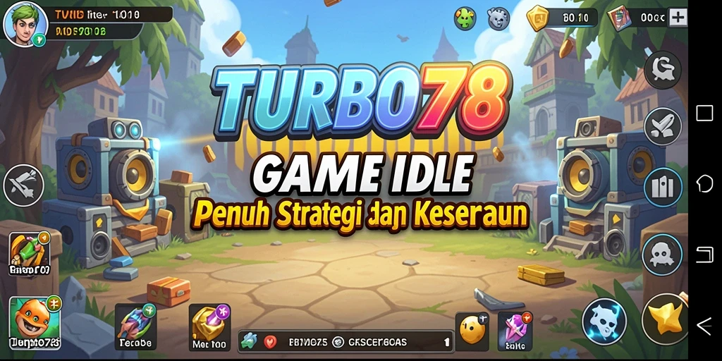 Tampilan gameplay <strong>TURBO78</strong> yang menarik dan penuh warna.